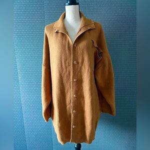 Fashion Nova Oversized Button-Up Long Cardigan